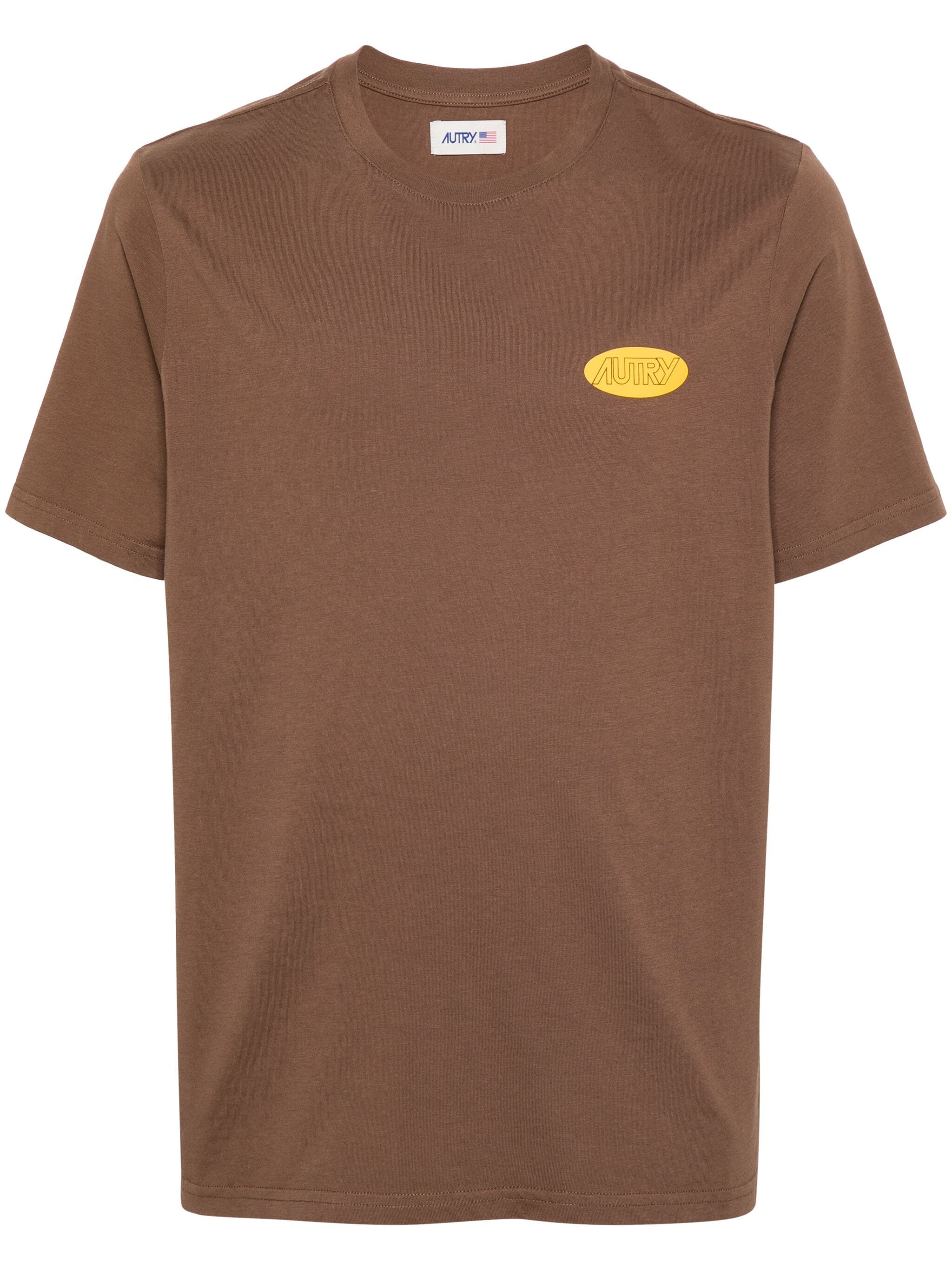 AUTRY T-Shirt Uomo Main Man TSPM09CC-Cioccolato