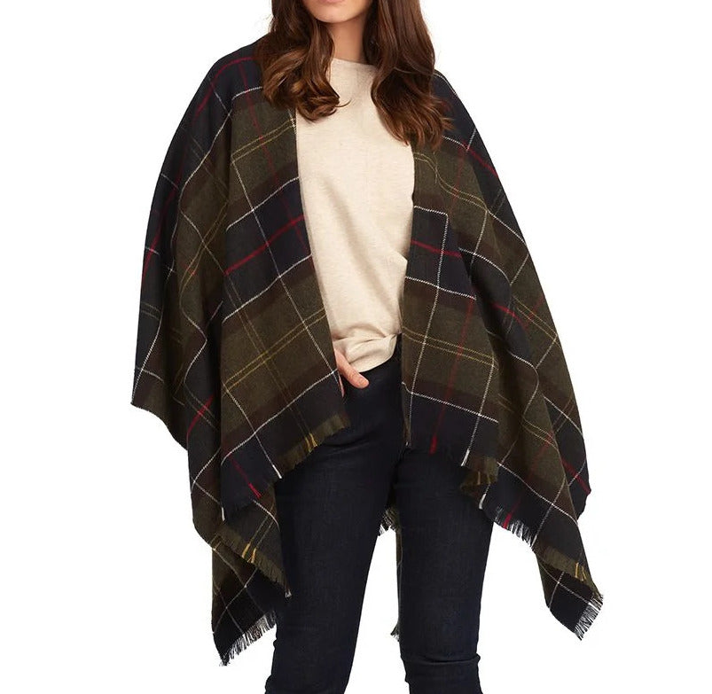 BARBOUR Scialle Donna Staffin Tartan Serape-Classic Tartan