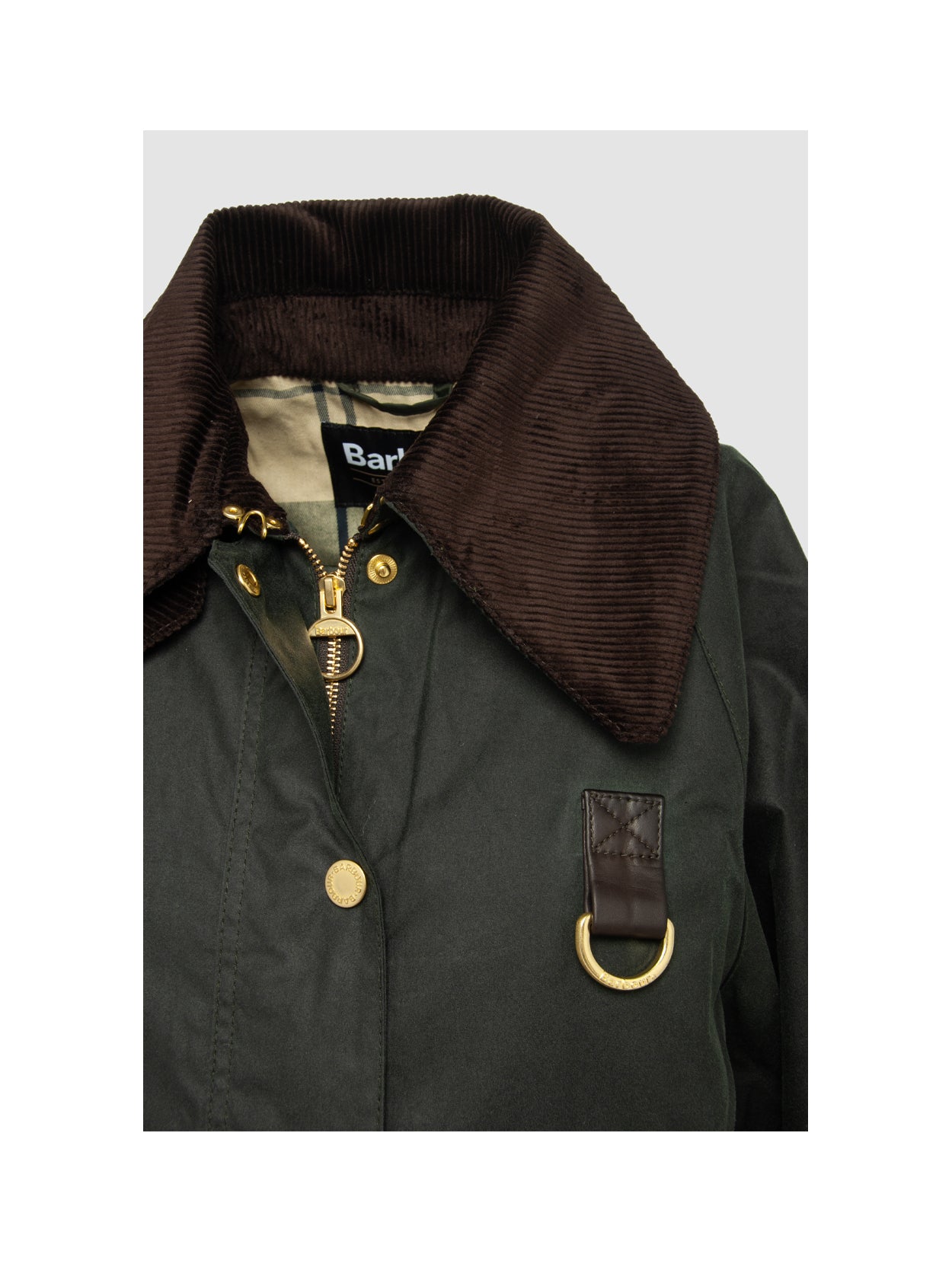 BARBOUR Giacca Donna Catton Wax-Ancient Sage