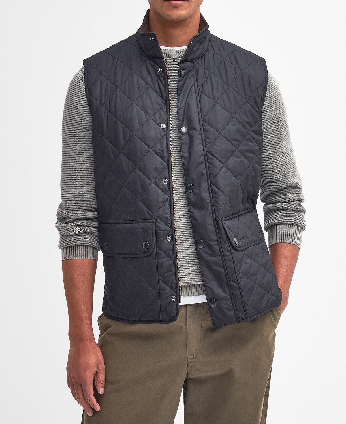 BARBOUR Gilet Uomo New Lowerdale-Classic Navy