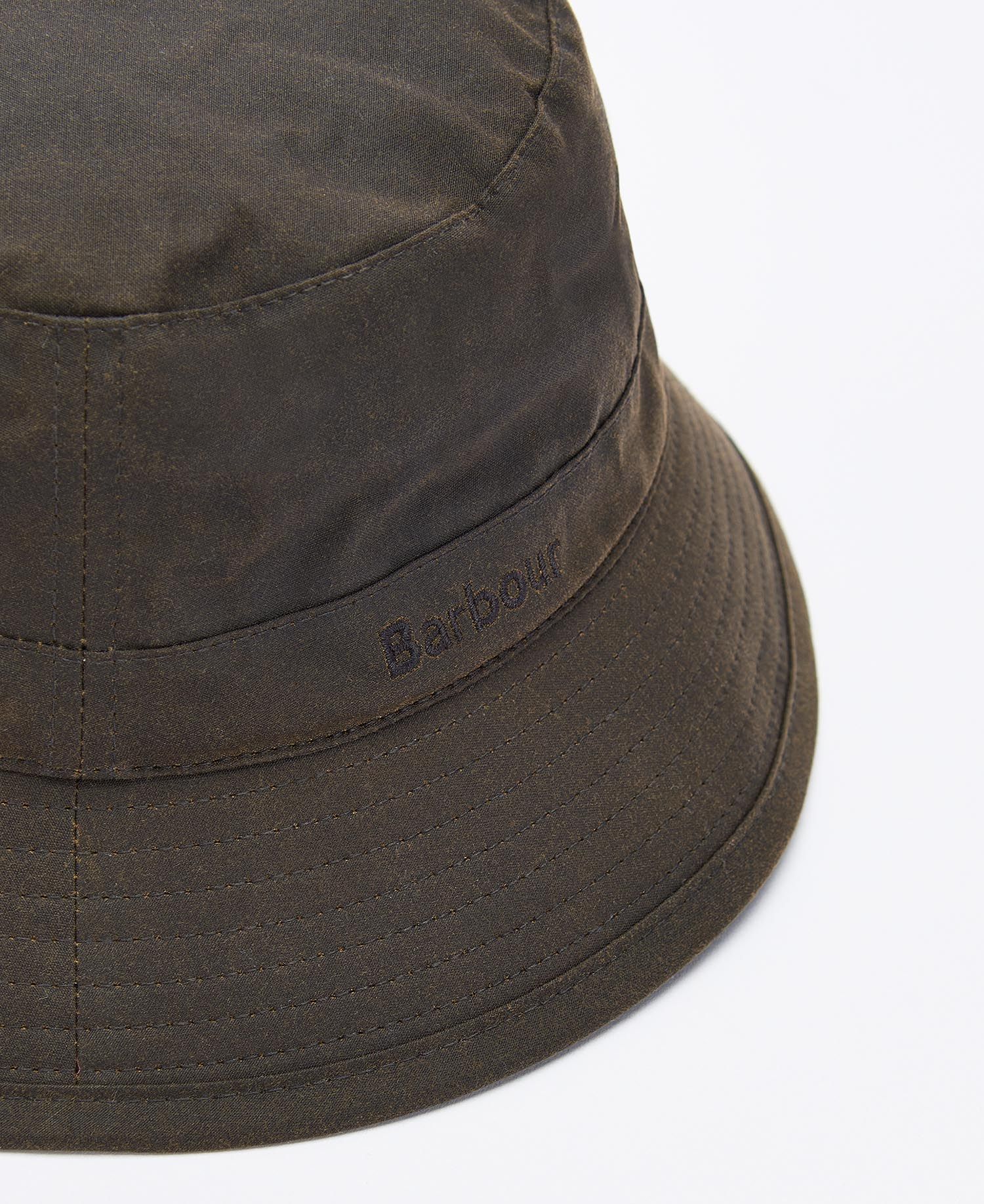 BARBOUR Cappello Uomo Wax Bucket-Olive