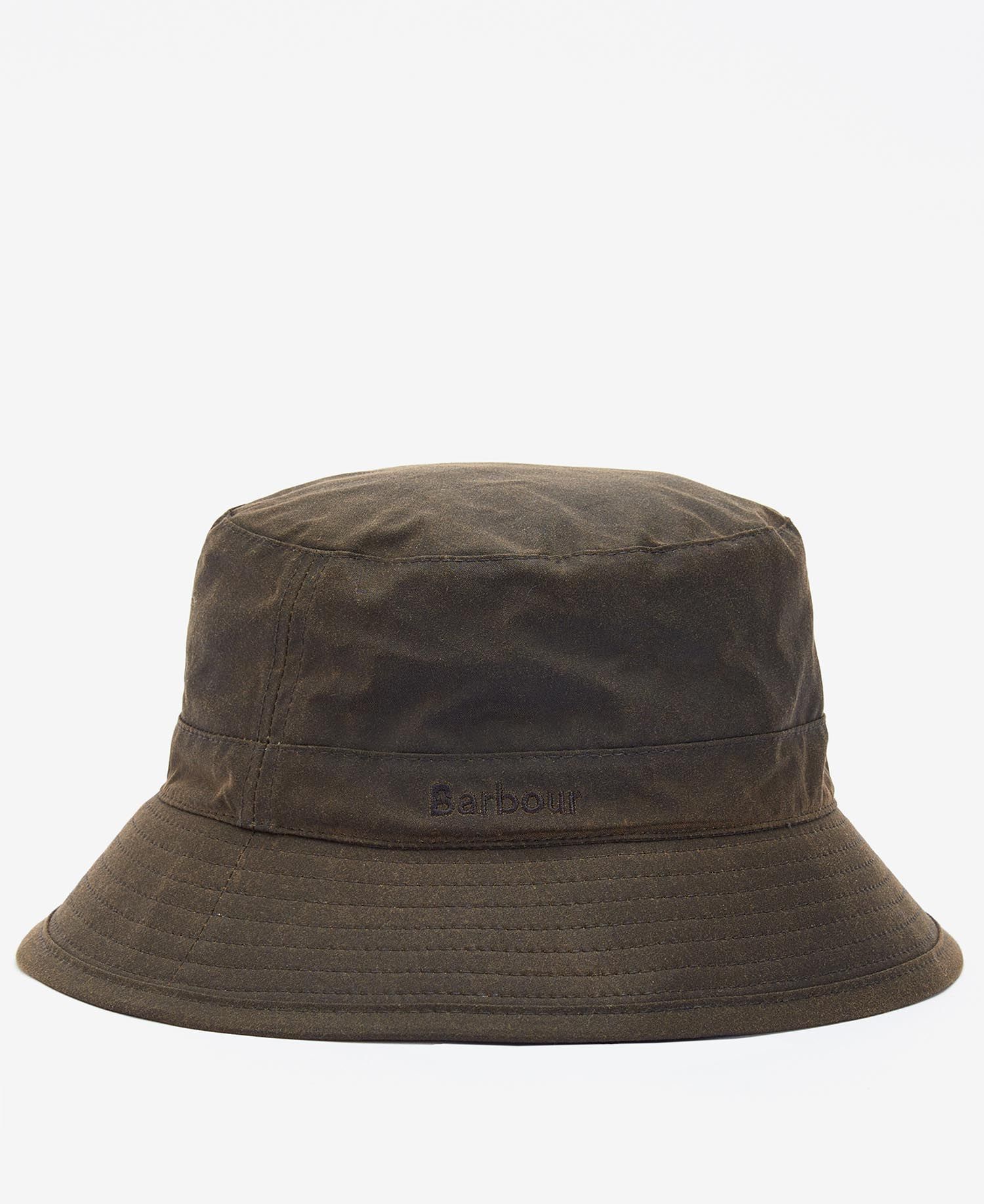 BARBOUR Cappello Uomo Wax Bucket-Olive