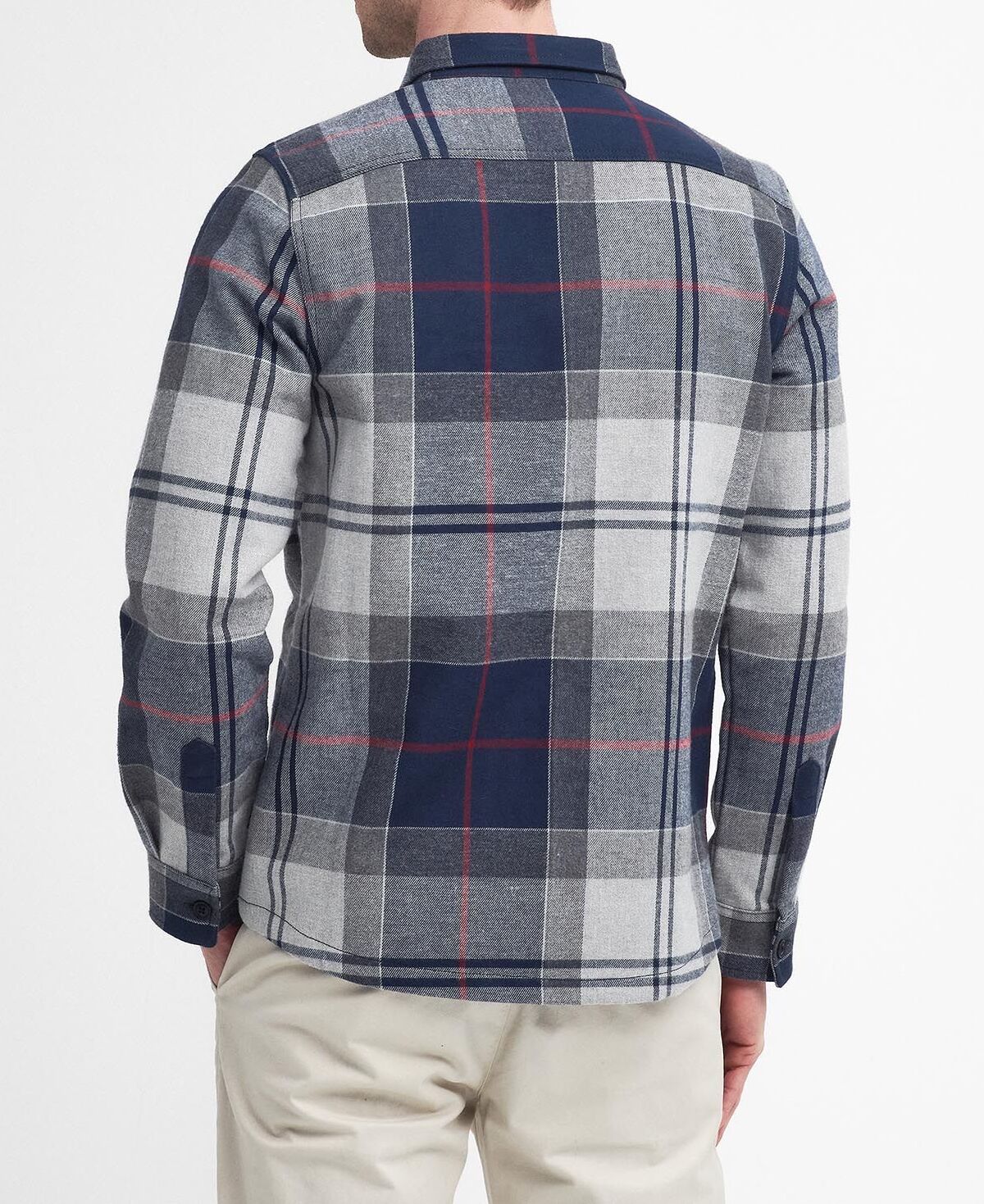 BARBOUR Camicia Uomo Cannich Overshirt-Blue Granite Tartan