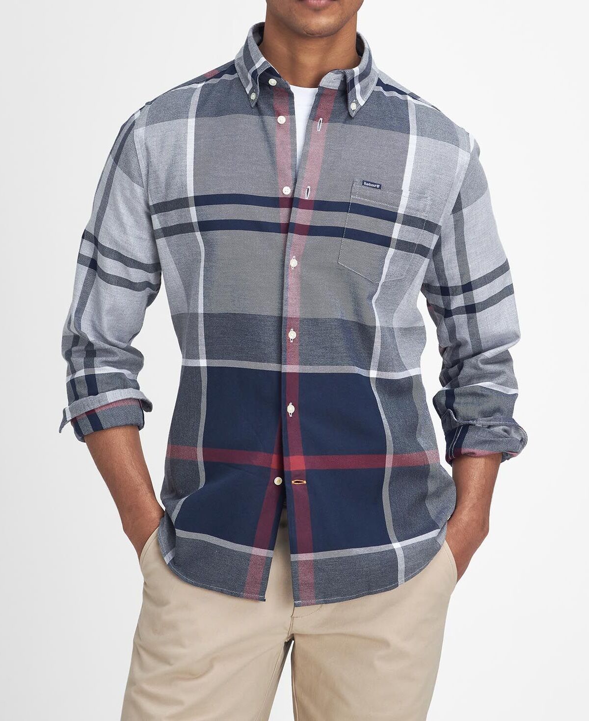 BARBOUR Camicia Uomo Dunoon-Blue Granite