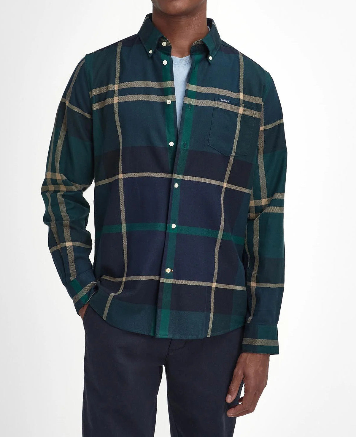 BARBOUR Camicia Uomo Dunoon-Green Lock