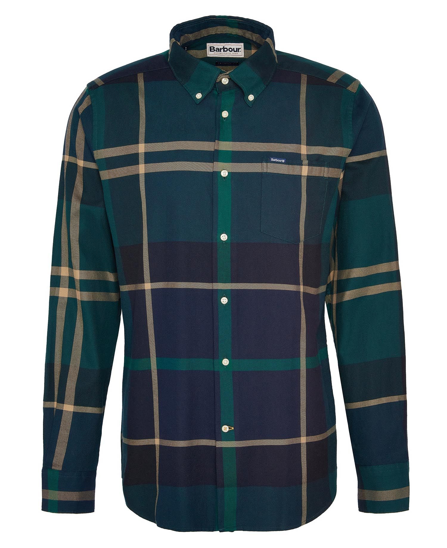 BARBOUR Camicia Uomo Dunoon-Green Lock