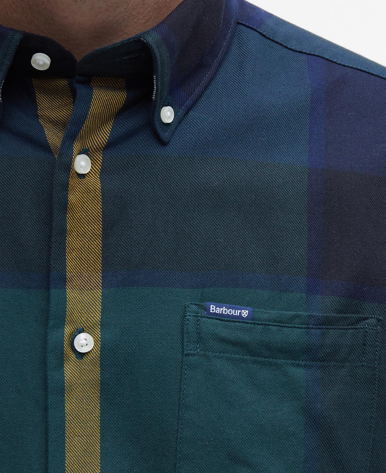 BARBOUR Camicia Uomo Dunoon-Seaweed Tartan