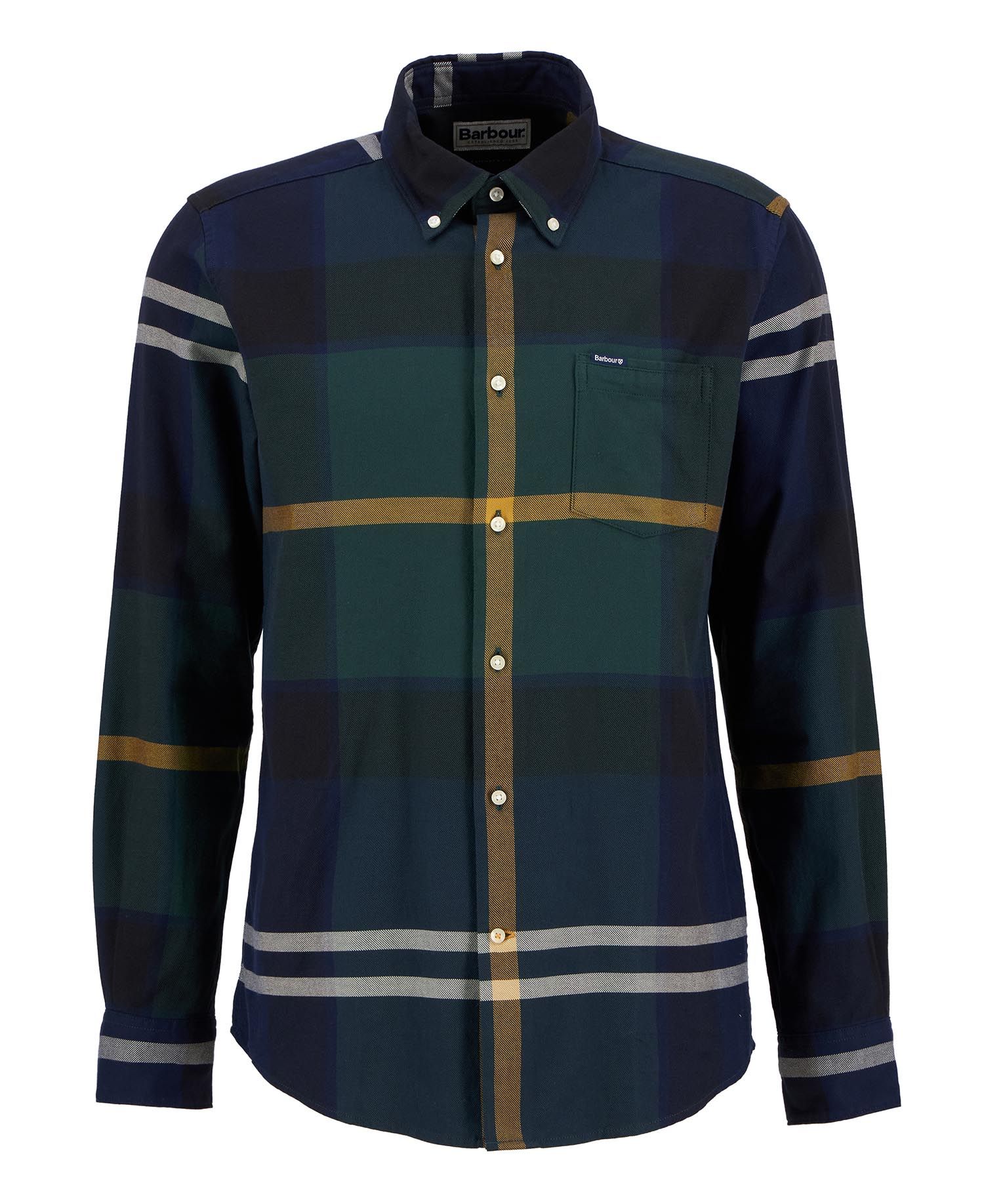 BARBOUR Camicia Uomo Dunoon-Seaweed Tartan