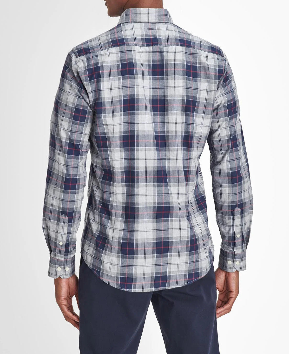 BARBOUR Camicia Uomo Wetheram-Blue Granite