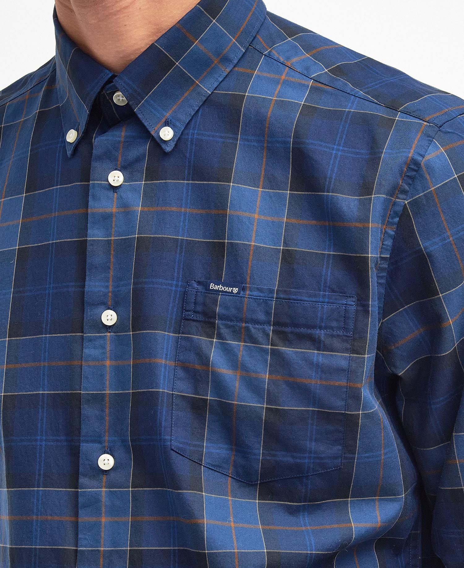 BARBOUR Camicia Uomo Wetheram-Midnight Tartan