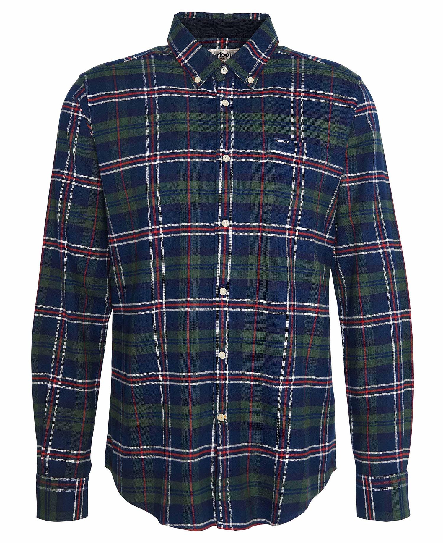 BARBOUR Camicia Uomo Ronan Check-Deep Blue