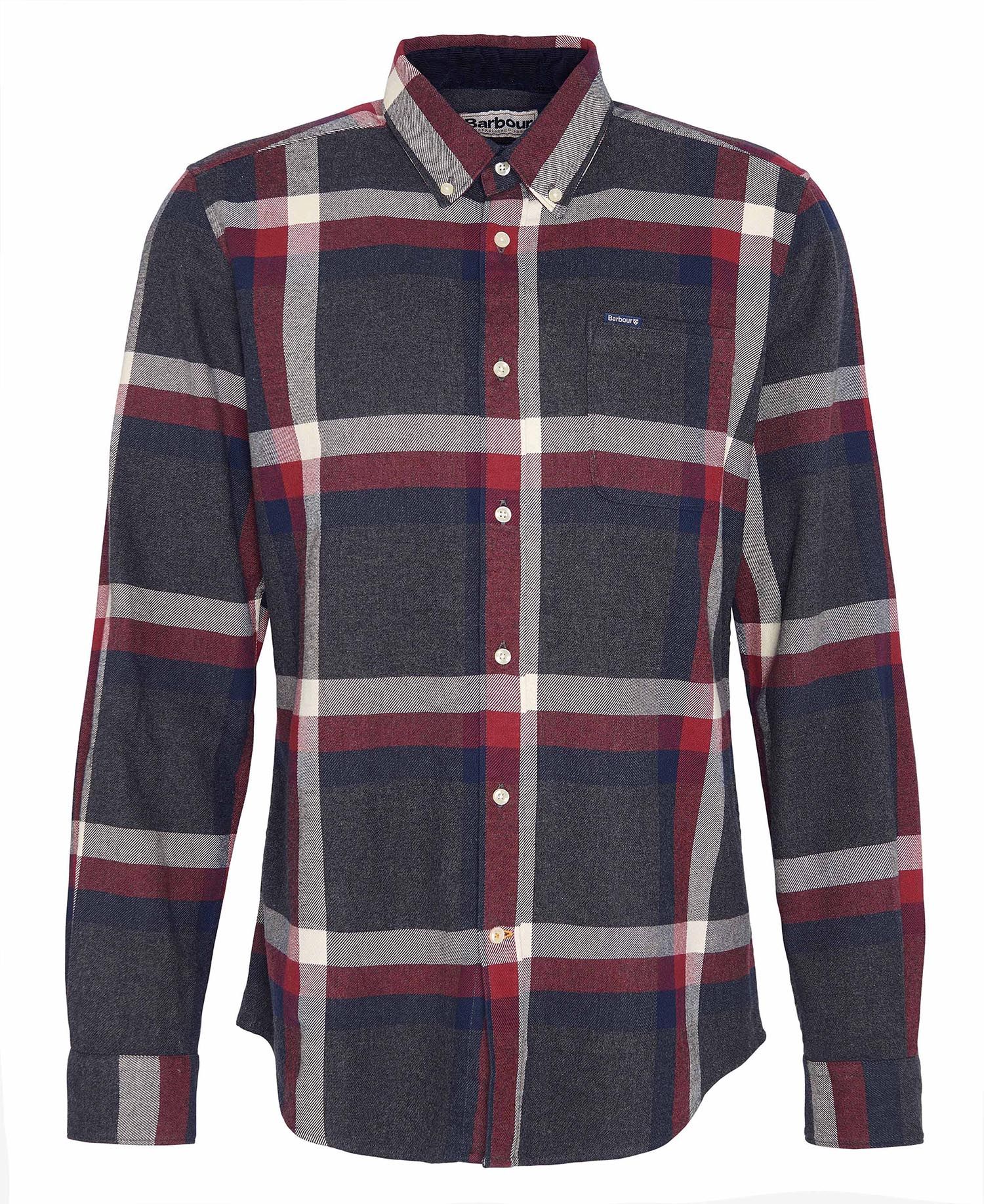 BARBOUR Camicia Uomo Folley-Grey Marl