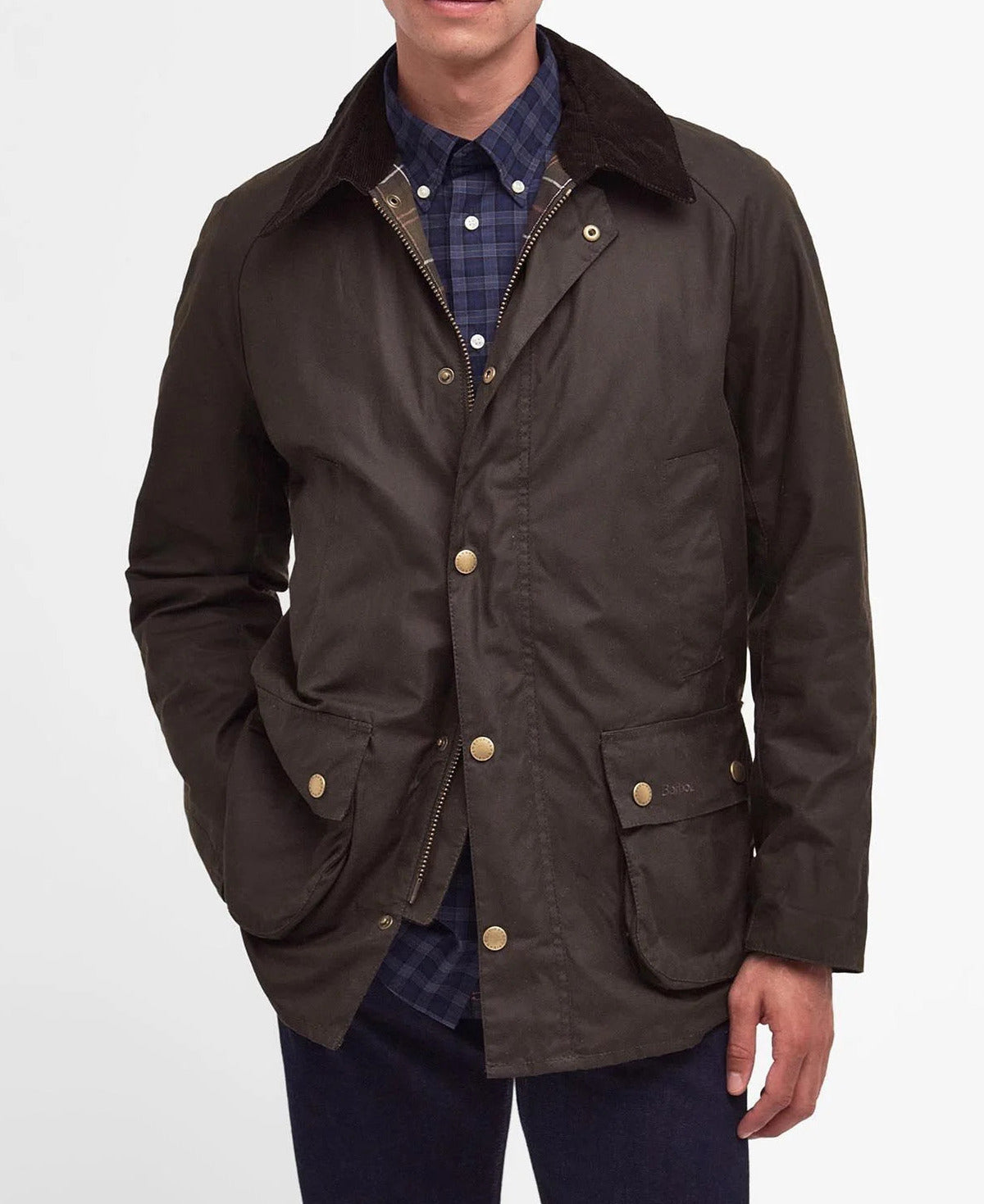 BARBOUR Giacca Uomo Ashby Wax-Olive