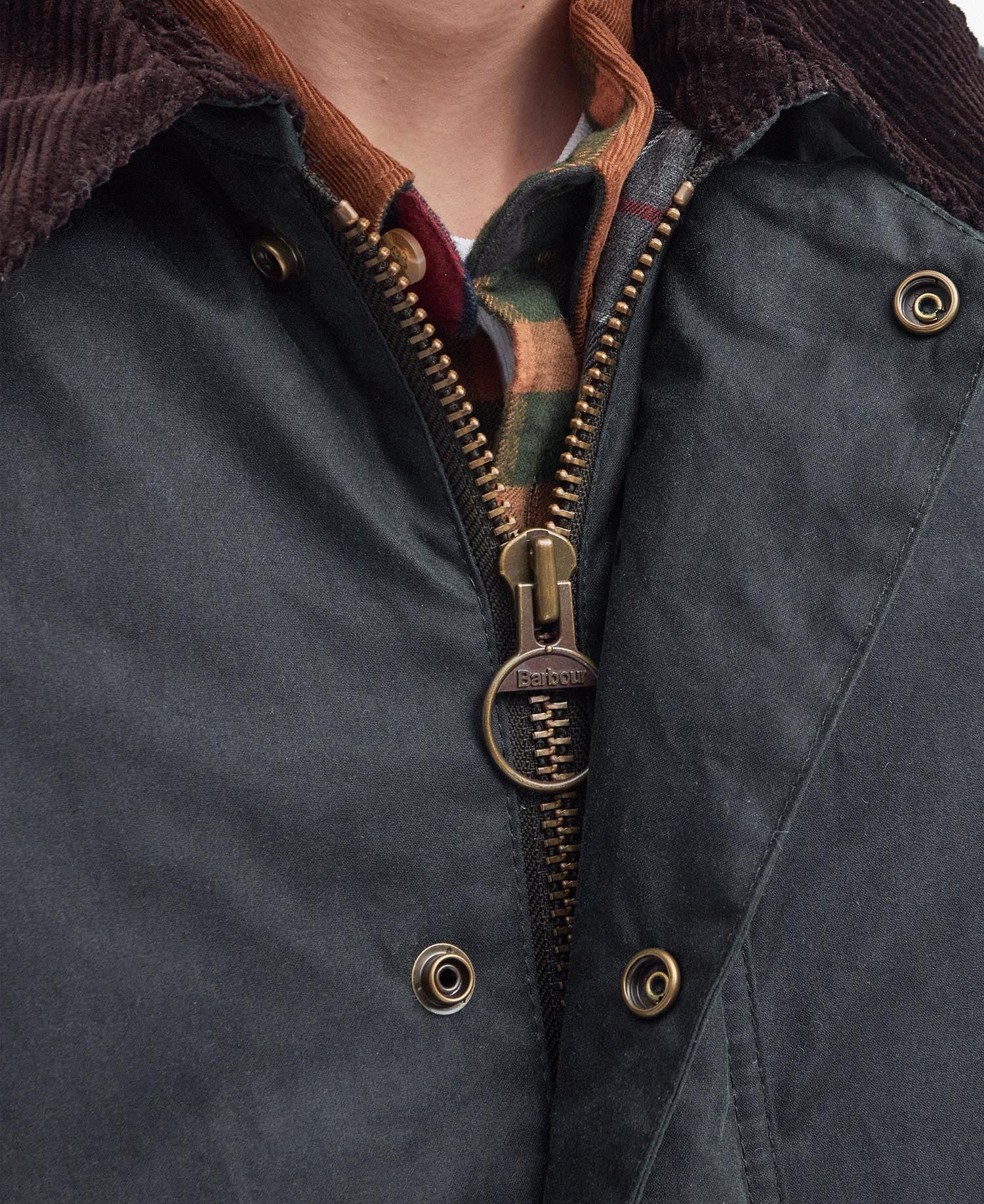 BARBOUR Giacca Uomo Modified Beaufort Wax-Sage