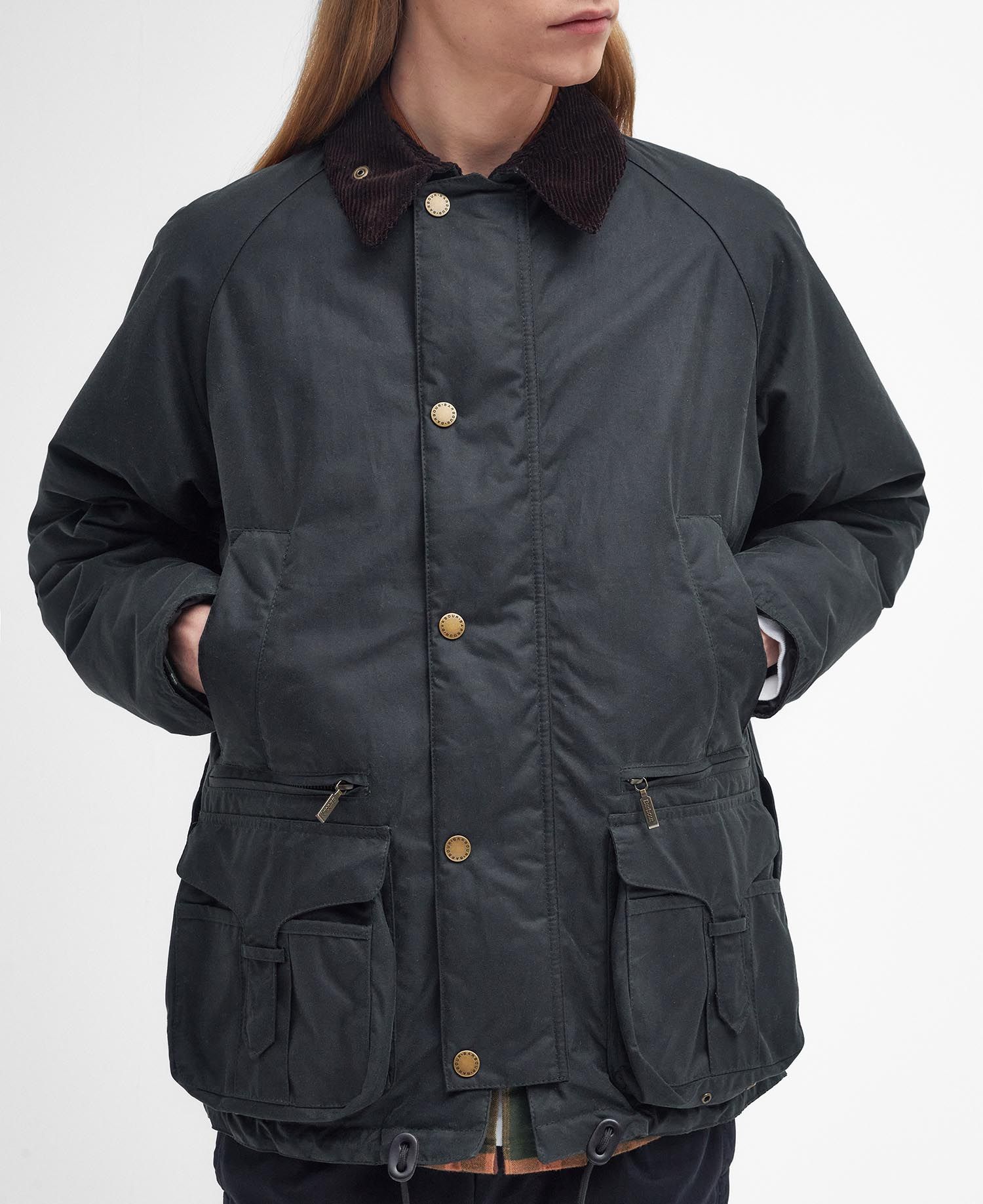 BARBOUR Giacca Uomo Modified Beaufort Wax-Sage