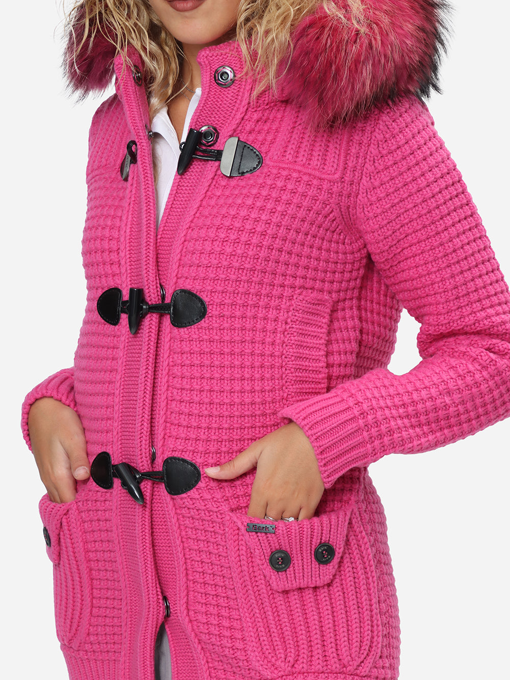 BARK Giubbotto Donna MEDIUM DUFFLE COAT W/MURMASKY-Fuxia