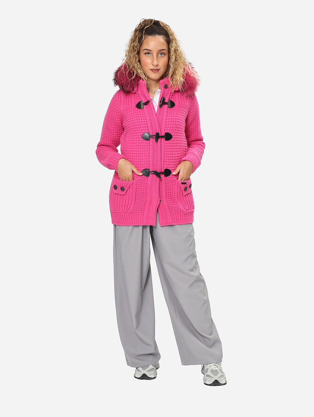 BARK Giubbotto Donna MEDIUM DUFFLE COAT W/MURMASKY-Fuxia