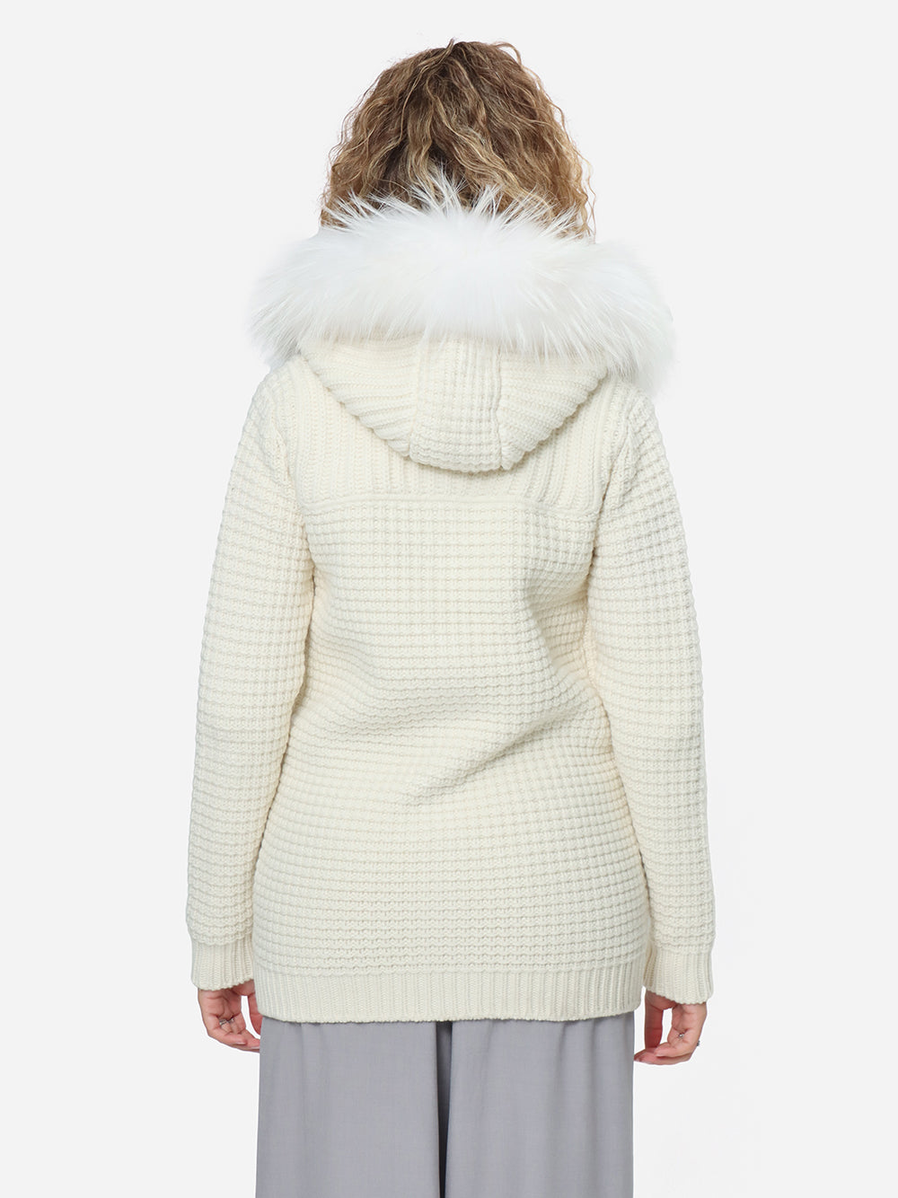 BARK Giubbotto Donna MEDIUM DUFFLE COAT W/MURMASKY-Off White