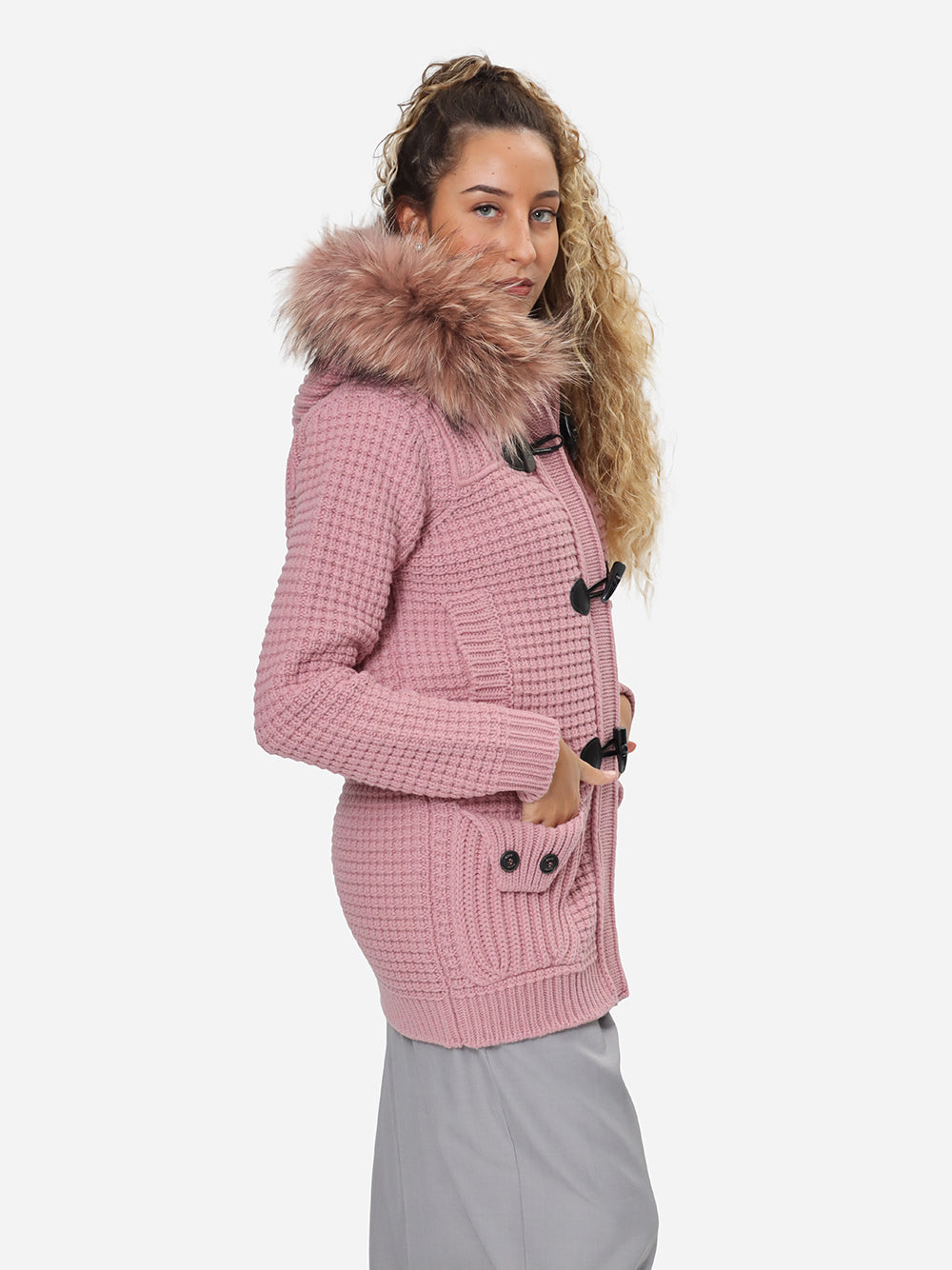 BARK Giubbotto Donna MEDIUM DUFFLE COAT W/MURMASKY-Rosa