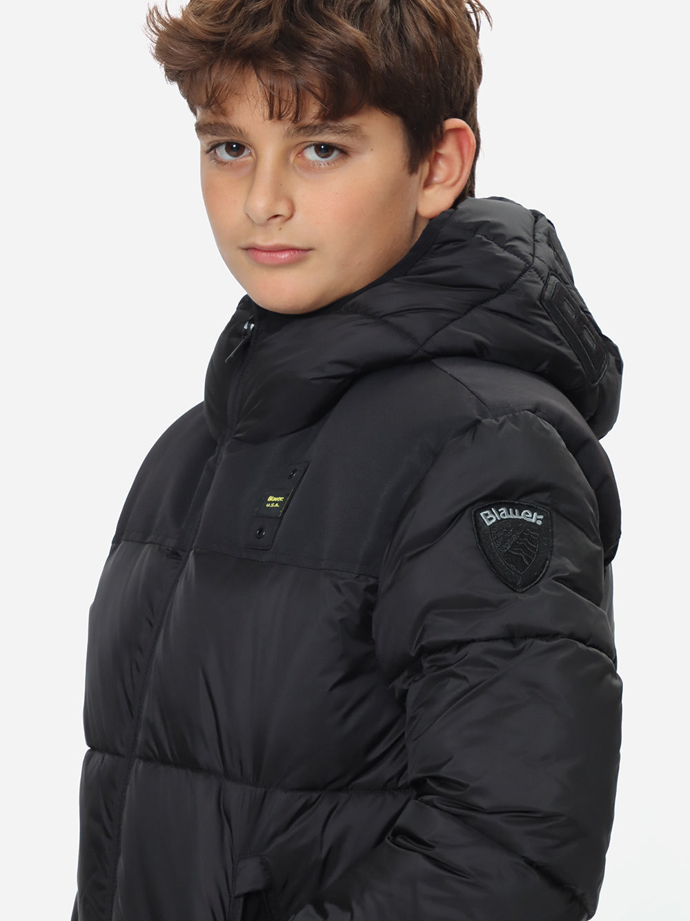 BLAUER KIDS Giubbino Bernardino Junior-Nero