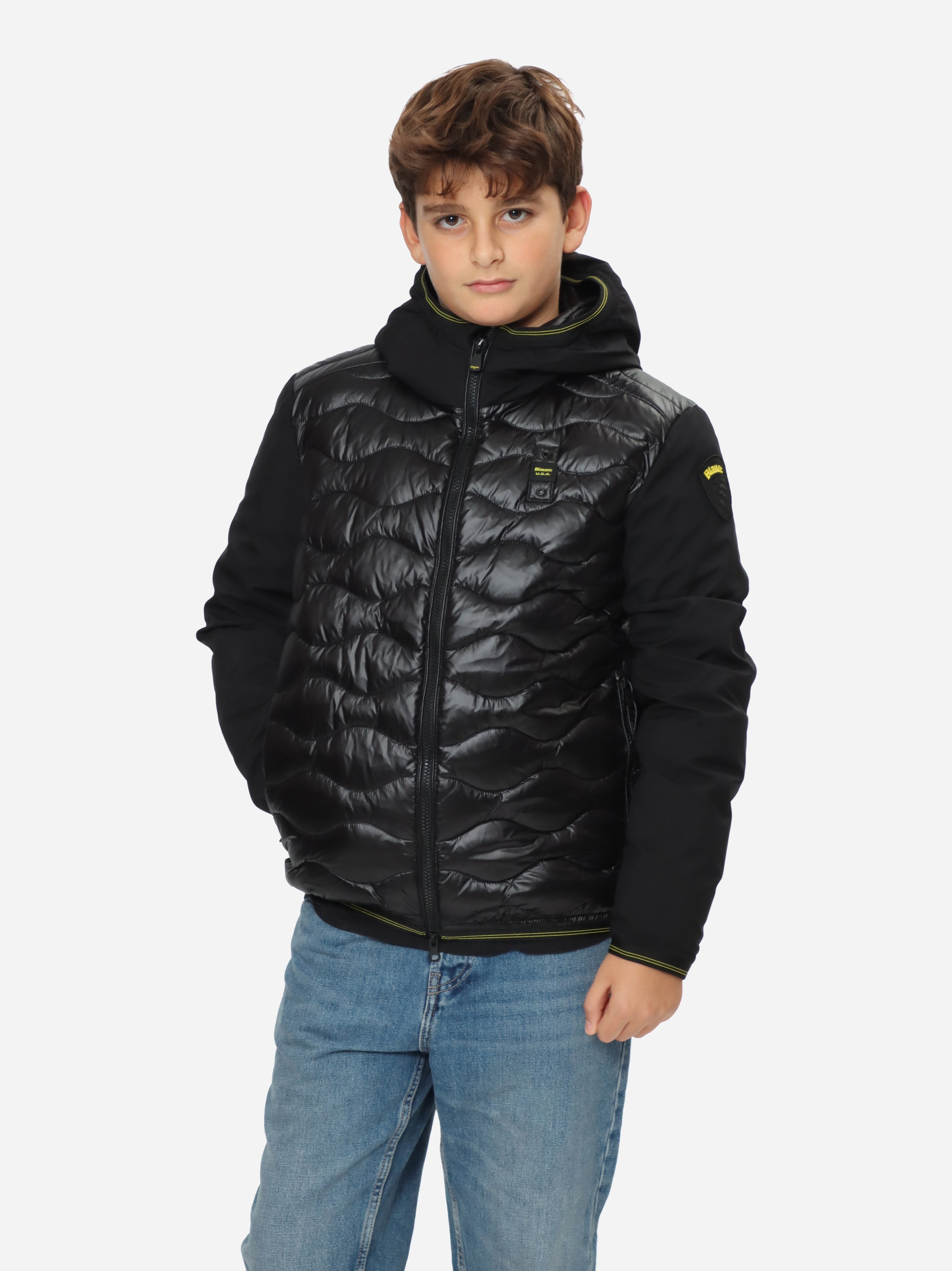 BLAUER KIDS Giubbino Butland Junior-Nero