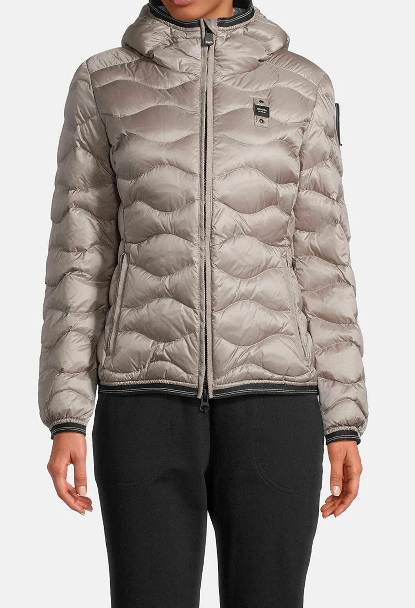 BLAUER Piumino Donna Camelia-Grigio Nebbia