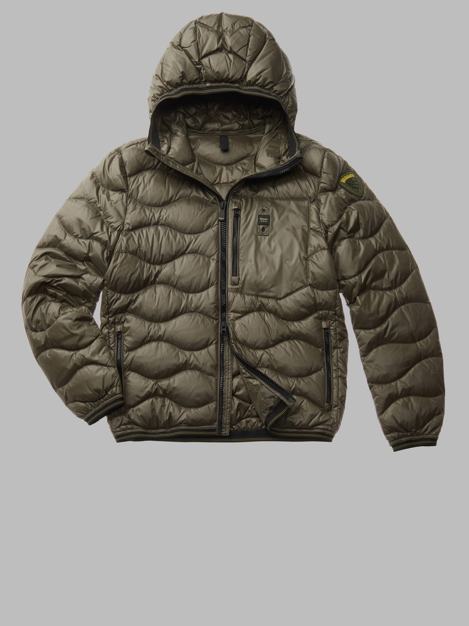 BLAUER Piumino Uomo Wave-Verde Pigna