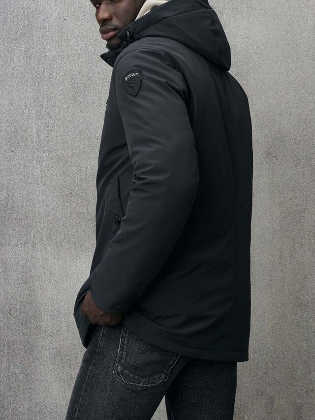 BLAUER Parka Uomo Chester-Nero