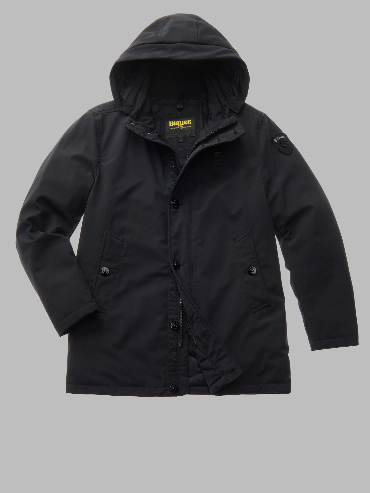 BLAUER Parka Uomo Chester-Nero