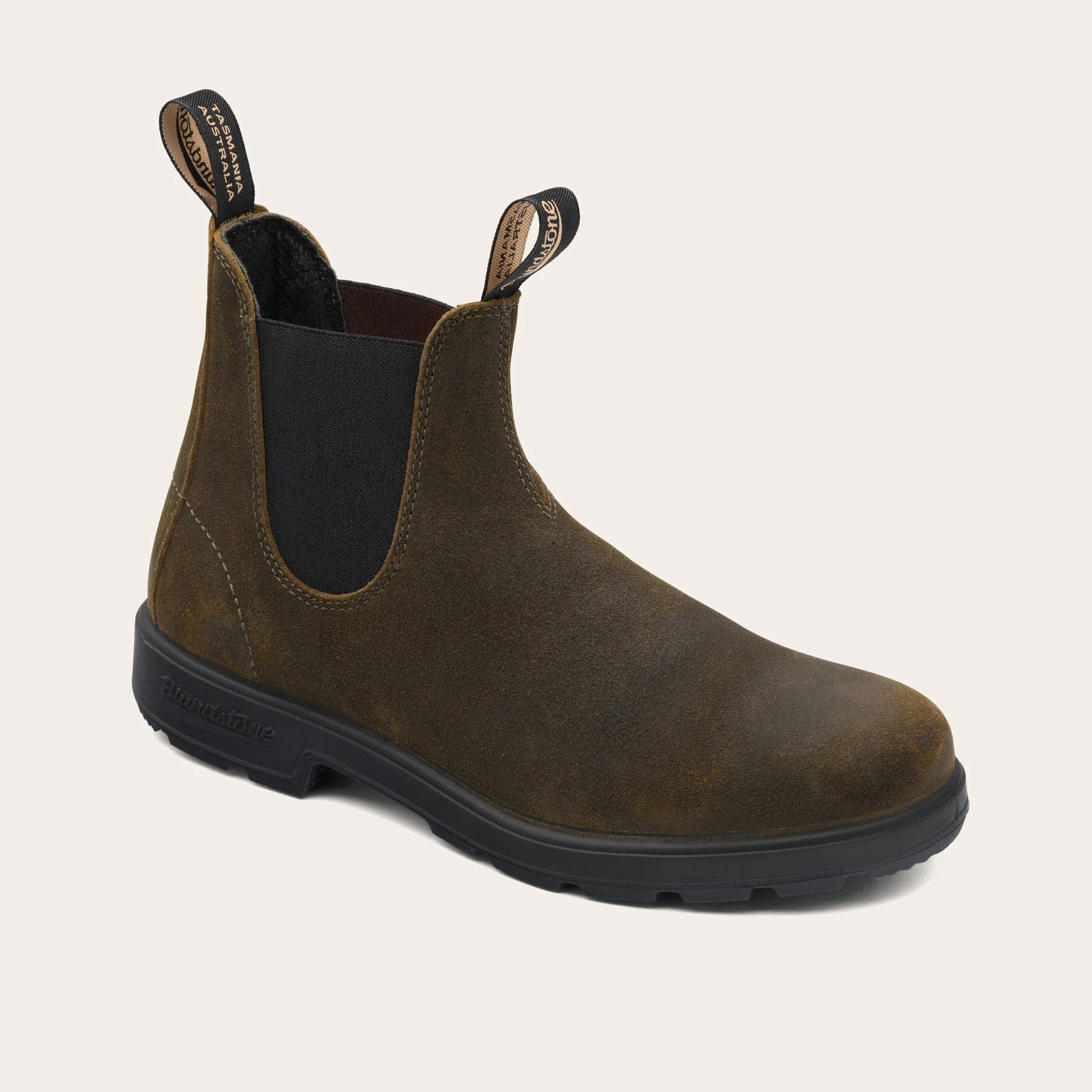 BLUNDSTONE Stivaletto Uomo 1615 Originals-Dark Olive Waxed Suede