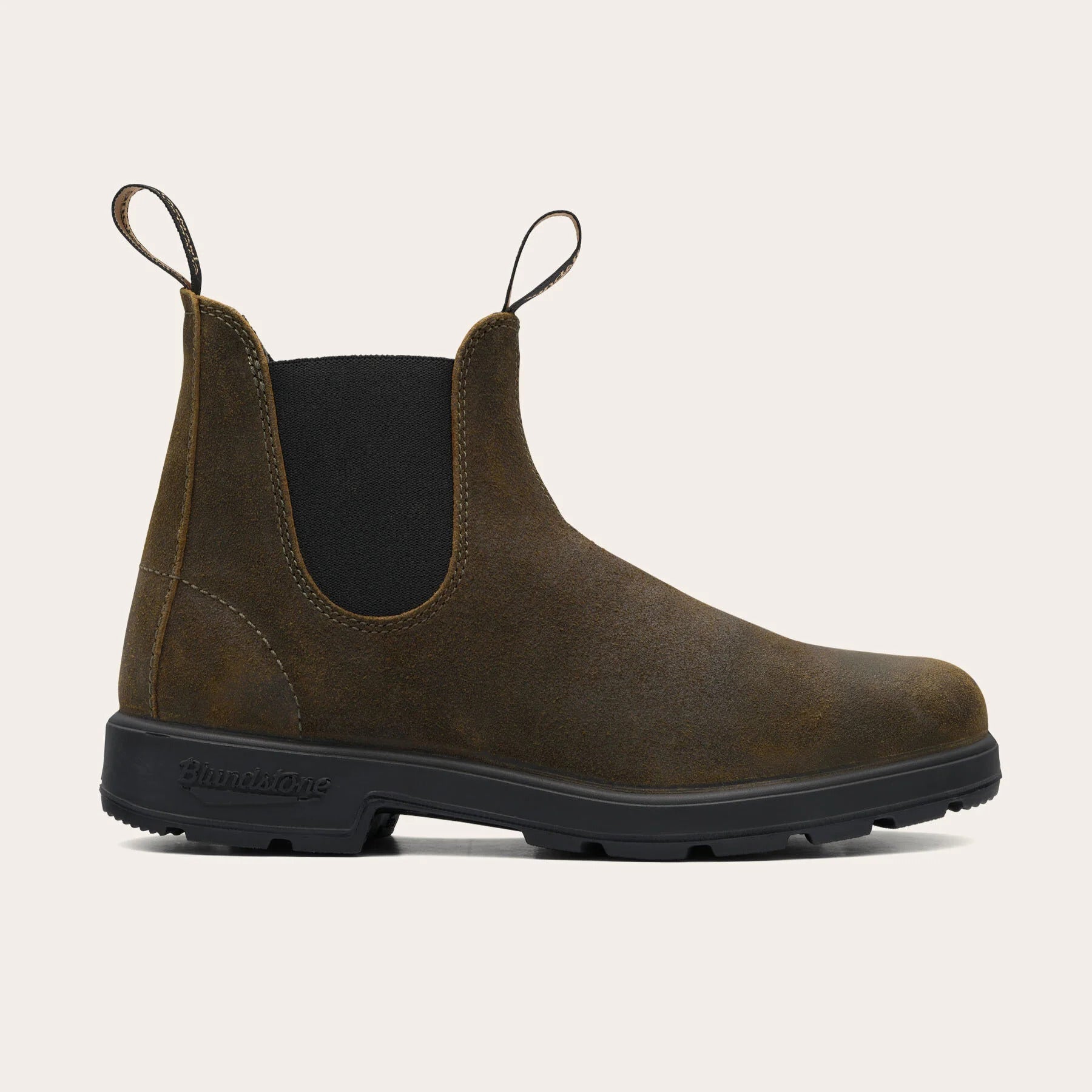 BLUNDSTONE Stivaletto Uomo 1615 Originals-Dark Olive Waxed Suede