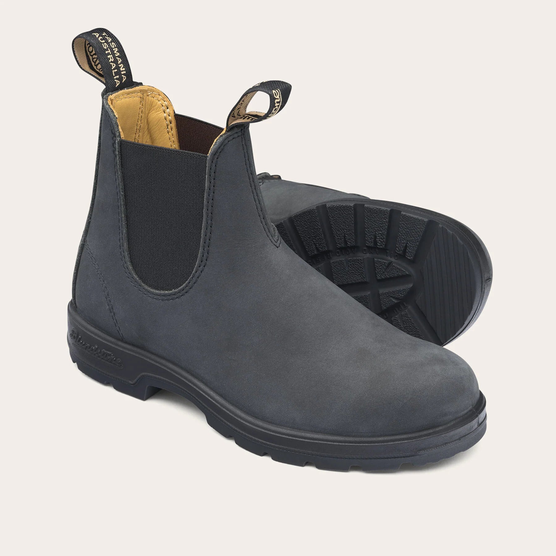 BLUNDSTONE Stivaletto Uomo 587 Classics-Rustic Black Leather