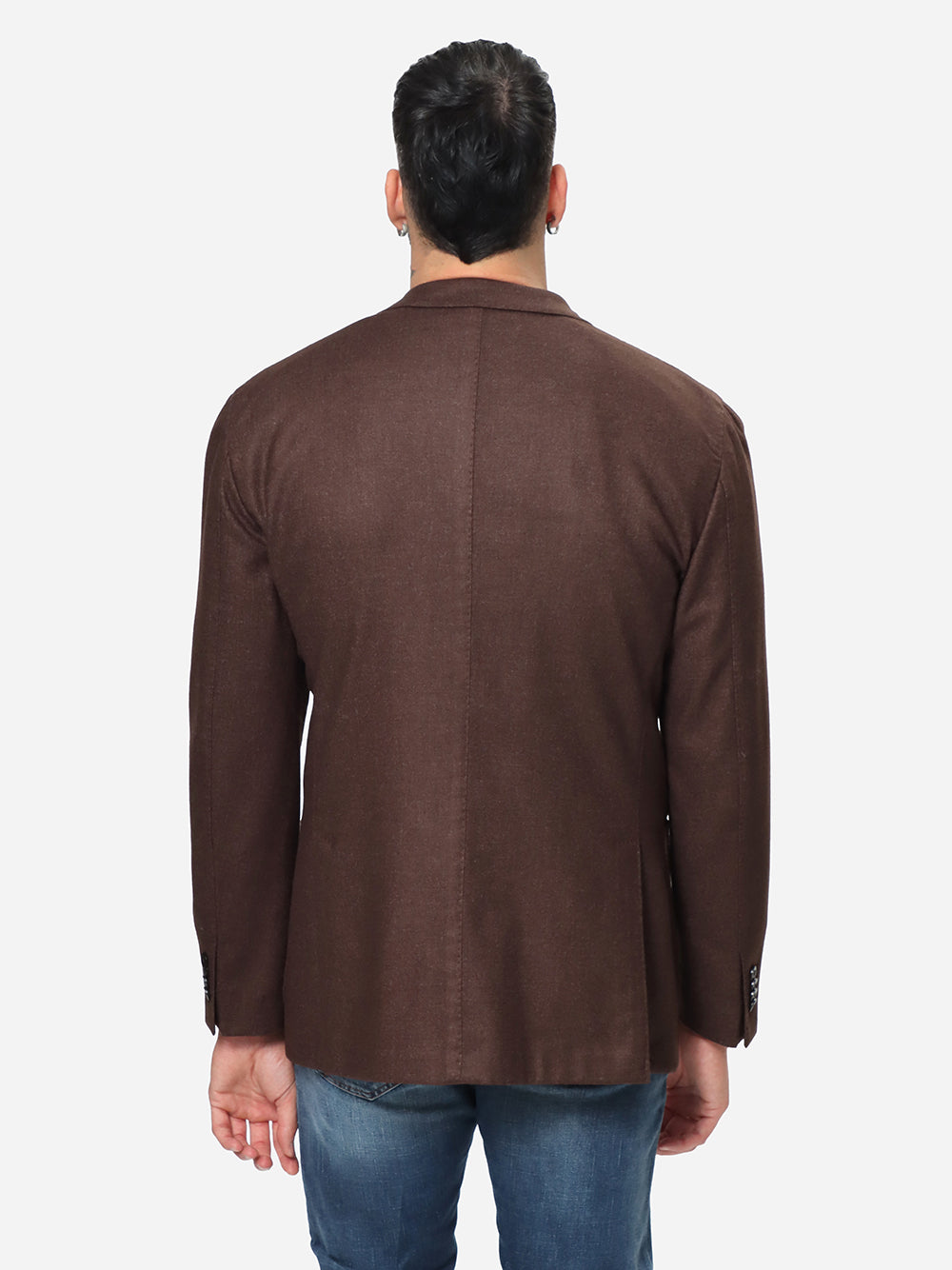 BOGLIOLI Giacca Uomo Monopetto K-Jacket-Marrone Cioccolato