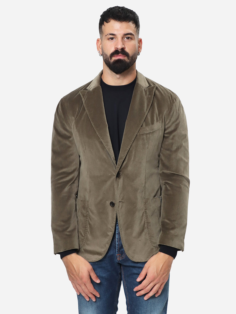 BOGLIOLI Giacca Uomo Monopetto K-Jacket-Marrone