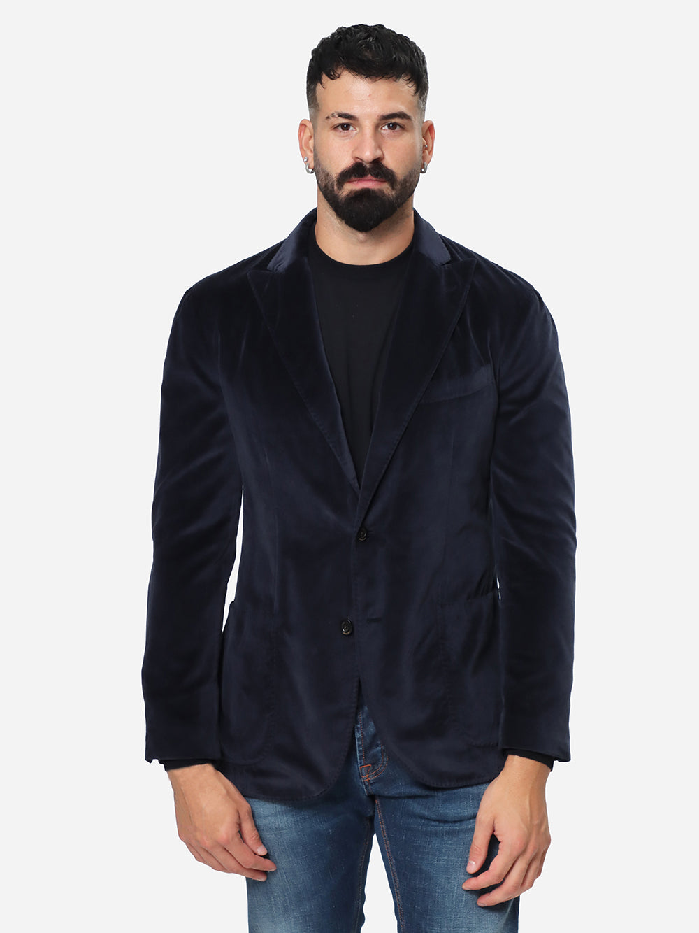 BOGLIOLI Giacca Uomo Monopetto K-Jacket-Blu