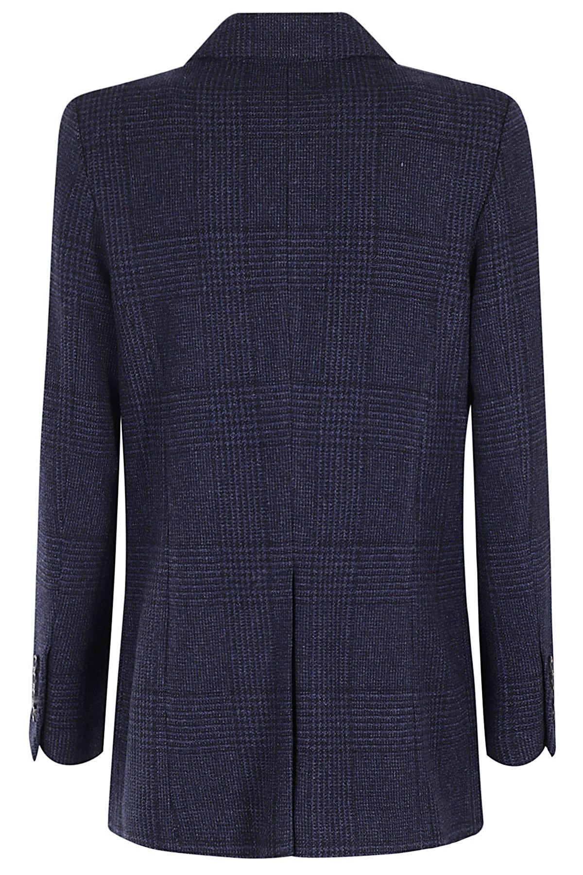 CIRCOLO 1901 Giacca Donna Doppiopetto Wool Check-Dark Blue