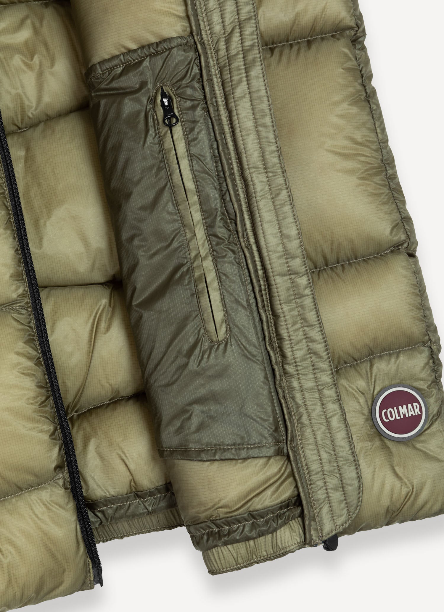 COLMAR Gilet Uomo Duvet Blazing-Verde Muddy