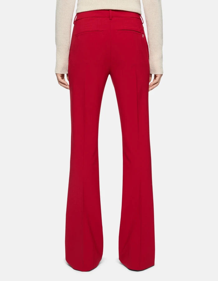 DONDUP Pantaloni Donna Tina-Rosso