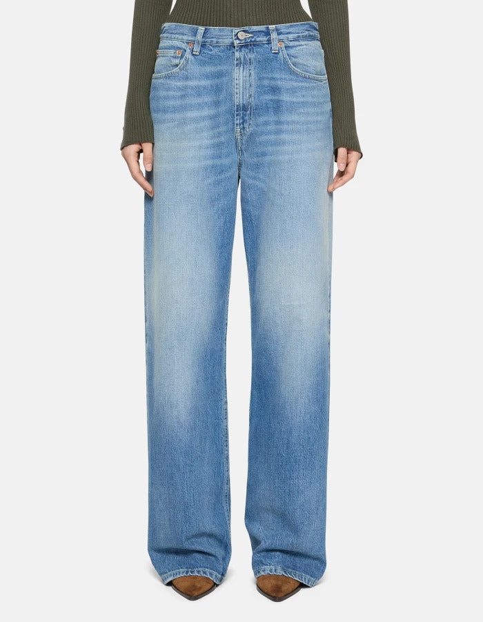 DONDUP Pantaloni Jeans Donna Francine-Blu