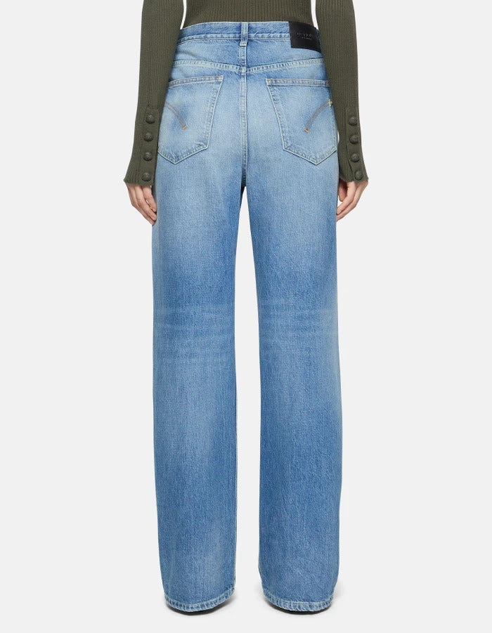 DONDUP Pantaloni Jeans Donna Francine-Blu