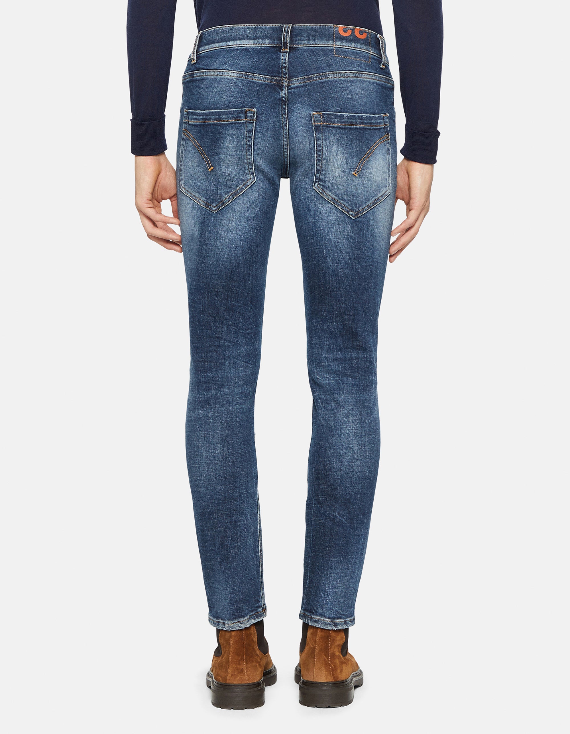 DONDUP Pantaloni Jeans Uomo Mius-Blu