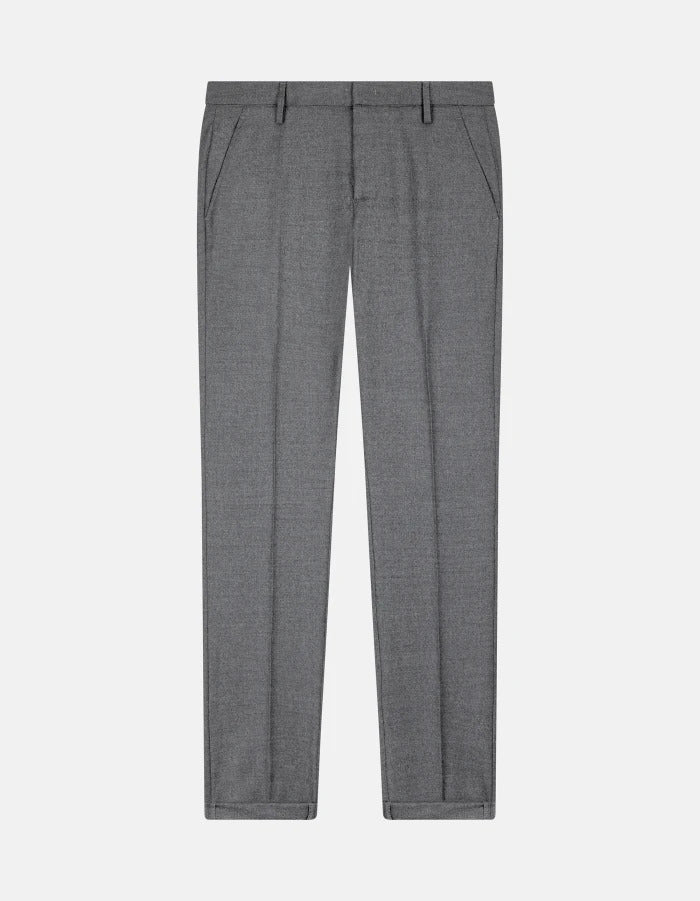 DONDUP Pantaloni Uomo Gaubert Flanella-Grigio