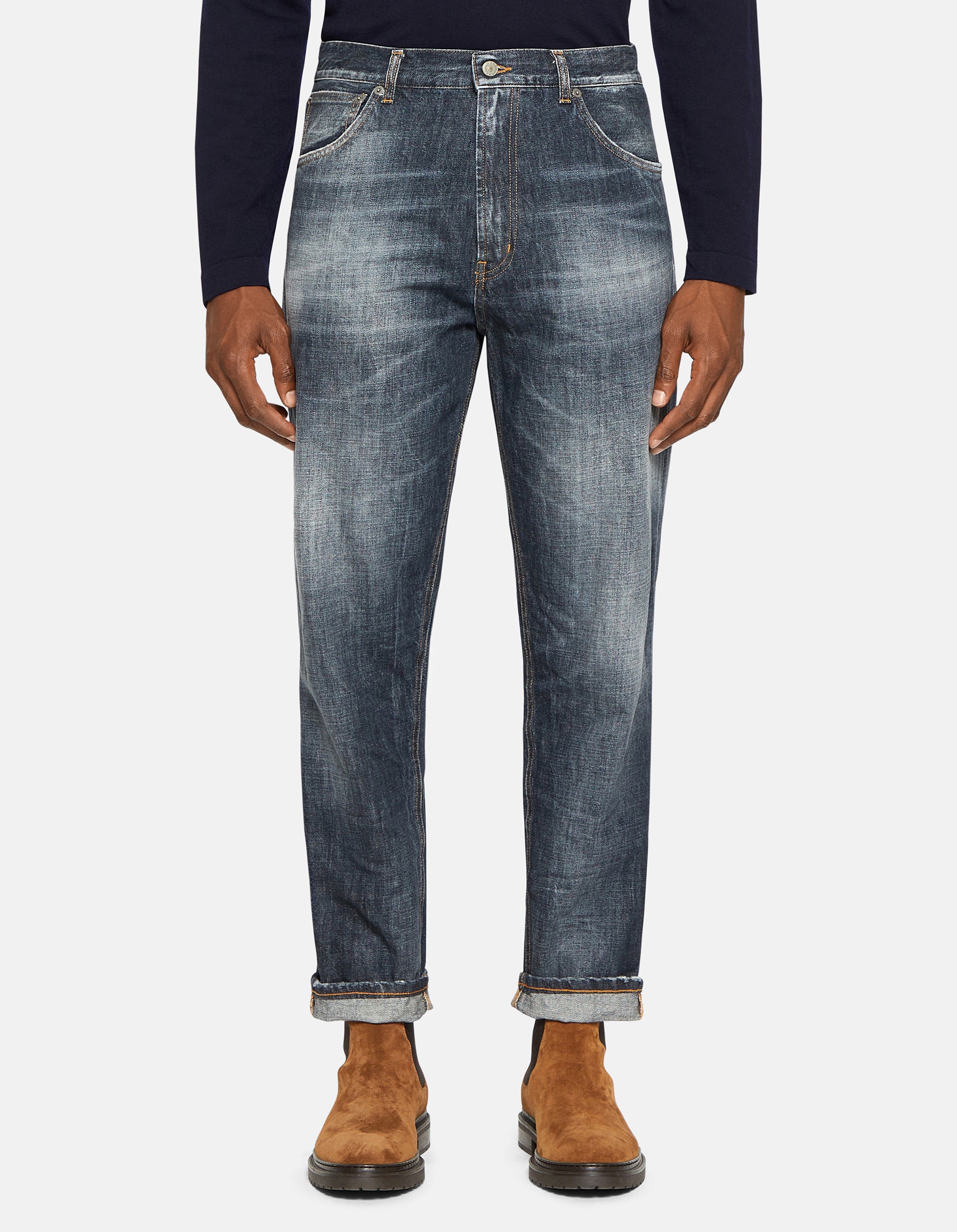 DONDUP Pantaloni Jeans Uomo Paco-Blu