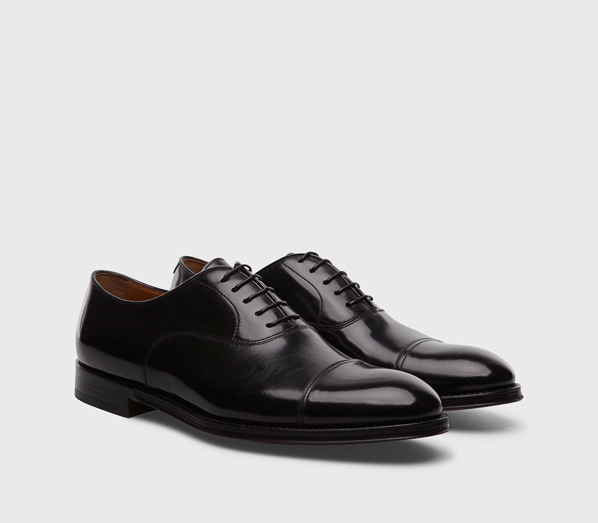 DOUCAL'S Scarpa Uomo Oxford Cap Toe-Nero