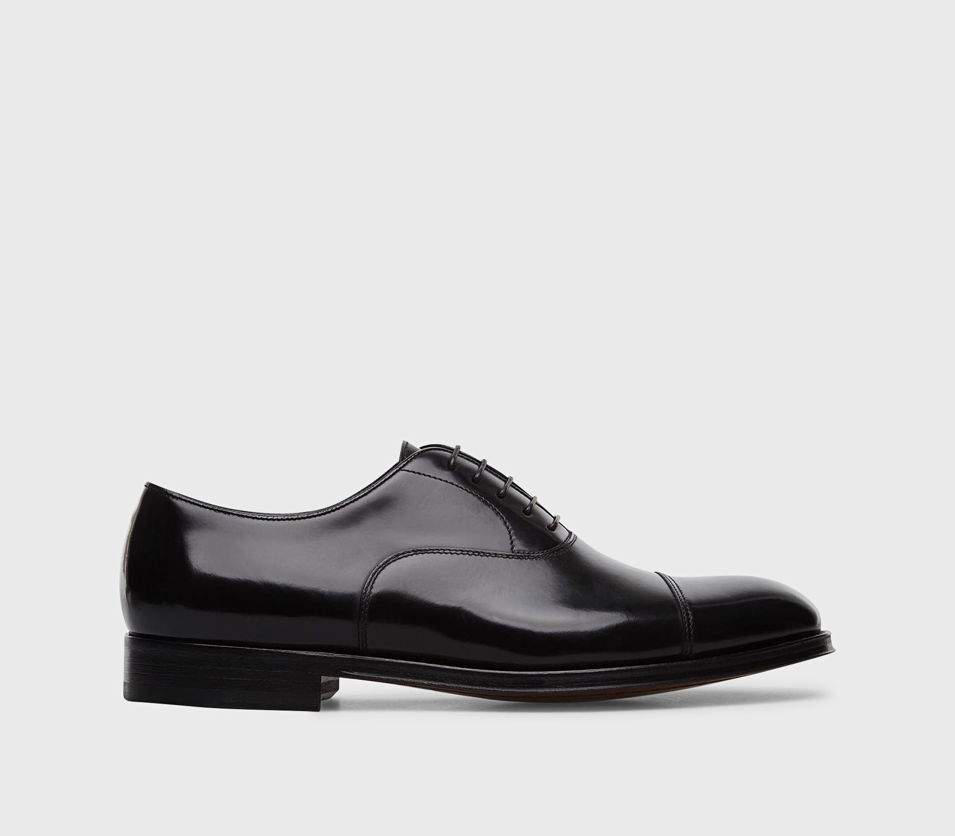 DOUCAL'S Scarpa Uomo Oxford Cap Toe-Nero