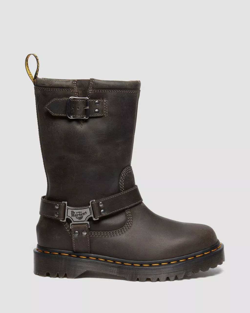 DR. MARTENS Stivali Donna Anistone Hi Burnished Waxy Pull UP 31901057