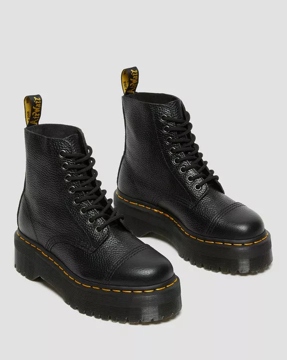 DR. MARTENS Anfibio Donna Sinclair Milled Nappa Platform-Black