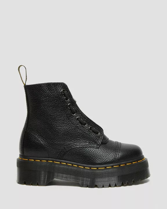 DR. MARTENS Anfibio Donna Sinclair Milled Nappa Platform-Black