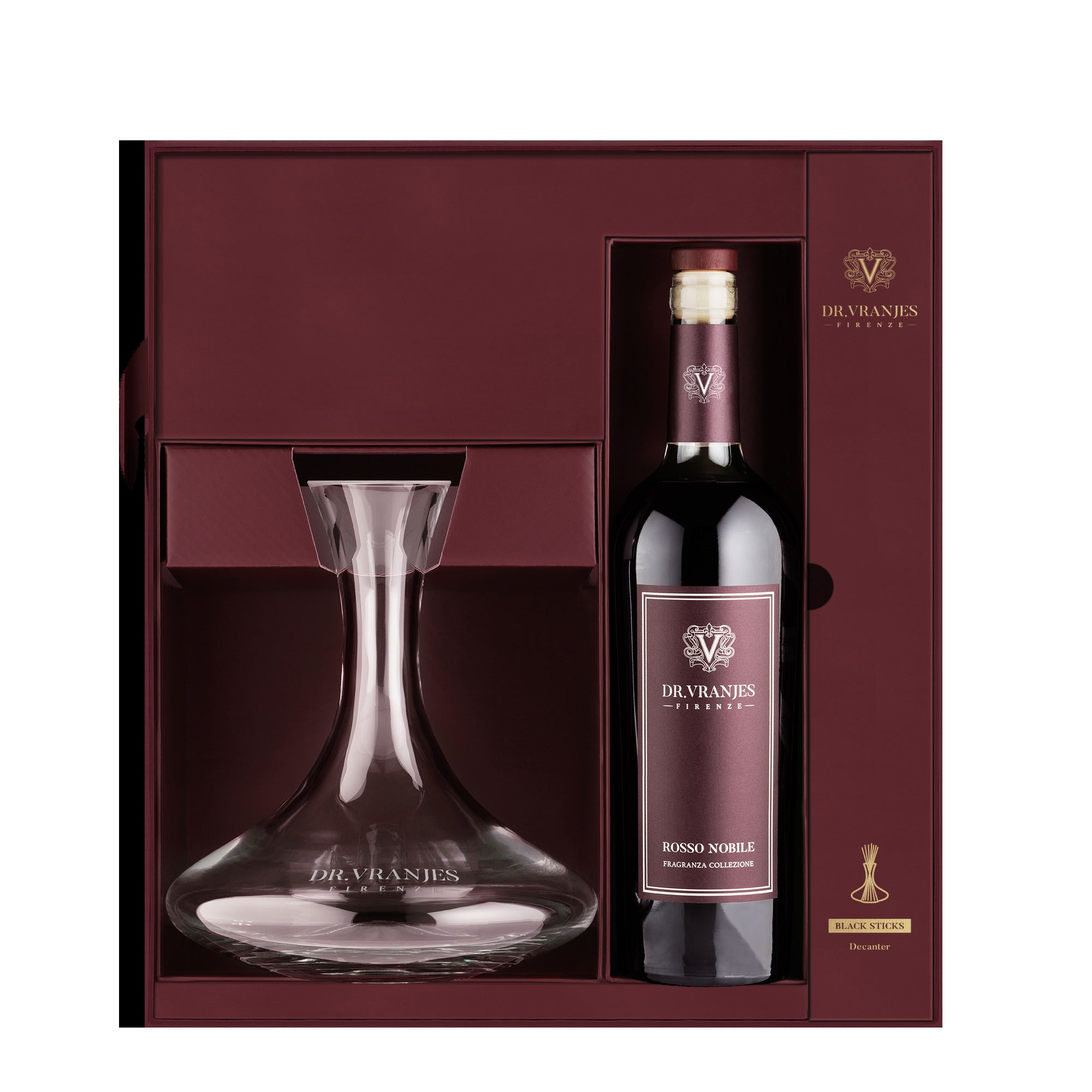 DR. VRANJES Decanter Fragranza Ambiente Collezione 750ML-Rosso Nobile