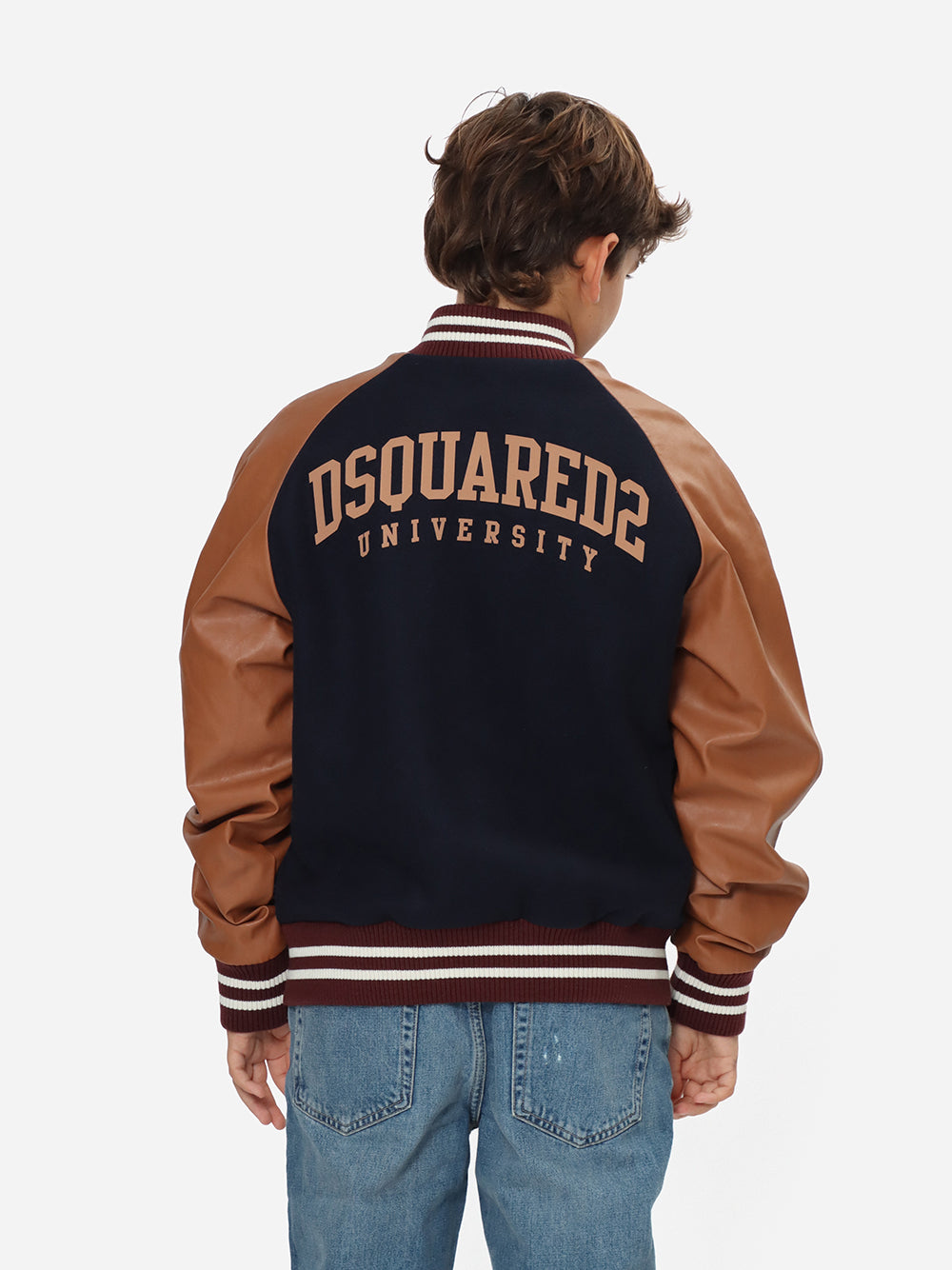 DSQUARED2 Giacca Junior College-Bluette